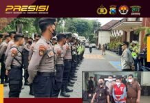 Kapolrestabes Surabaya Monitoring PAM Aksi Unras Dan Sidang Lanjutan MSAT