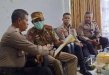 Sat Samapta Polres Tanah Laut Bersama Sat Pol PP dan Damkar menjalin MoU