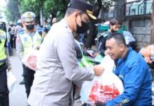 1.200 Paket Sembako Disalurkan Polrestro Tangerang Kota, Kapolres: Untuk Masyarakat Yang Belum Tersentuh Bantuan