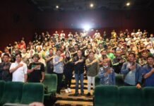 Ngopi Bareng Dan Nobar Film Sayap – Sayap Patah Bersama Kapolrestabes Surabaya di Cinema Studio 2