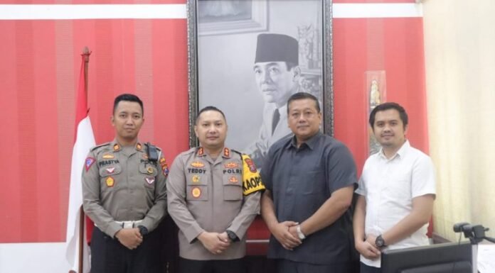 Kapolres Kediri Kota dan PJU Silaturahmi ke Ketua DPRD Kabupaten Kediri