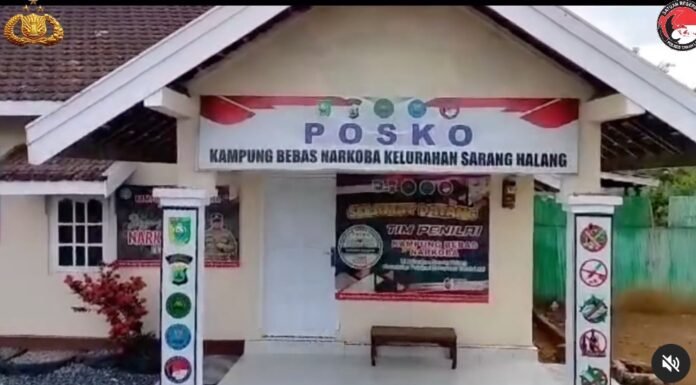 Tingkatkan Kesadaran Masyarakat Terhadap Bahaya Narkoba , Kampung Bebas Narkoba Polres Tanah Laut Getol Sosialisasi