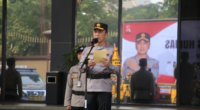 Humas Polri Gelar Pasukan Kesiapan Satgas Humas Dalam Pengamanan Pemilu 2024