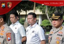 Dirreskrimsus Polda Jatim, Mengikuti Apel Gelar Pasukan Operasi Zebra Semeru 2024