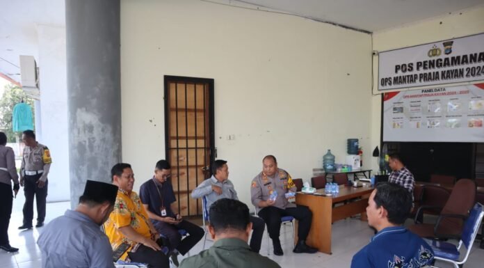 Kapolresta Bulungan dan Forkompinda Tinjau Gudang Logistik KPU Bulungan Jelang Pemilihan Bupati 2024