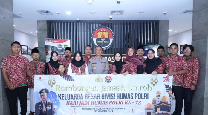 Hari Jadi Humas Polri Ke-73, Kadiv Humas Beri Apresiasi Berangkatkan Personel dan Media Ibadah Umroh