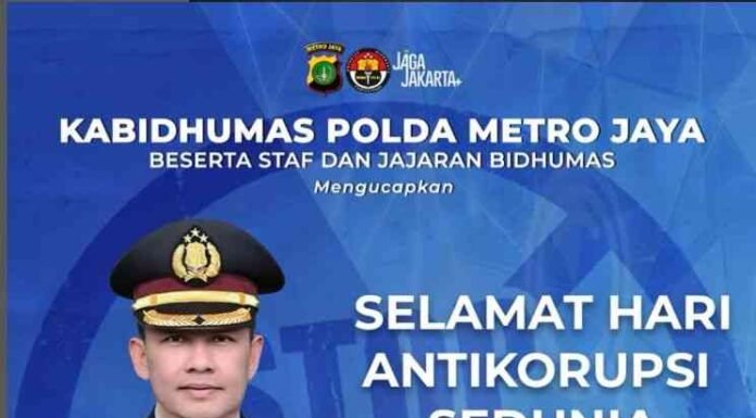 Kabid Humas Polda Metro Jaya Tekankan Pentingnya Integritas di Momentum Hari Antikorupsi Sedunia